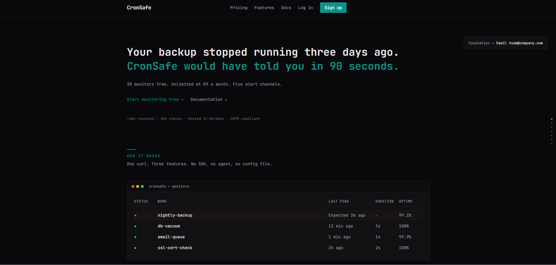 CronSafe gallery image