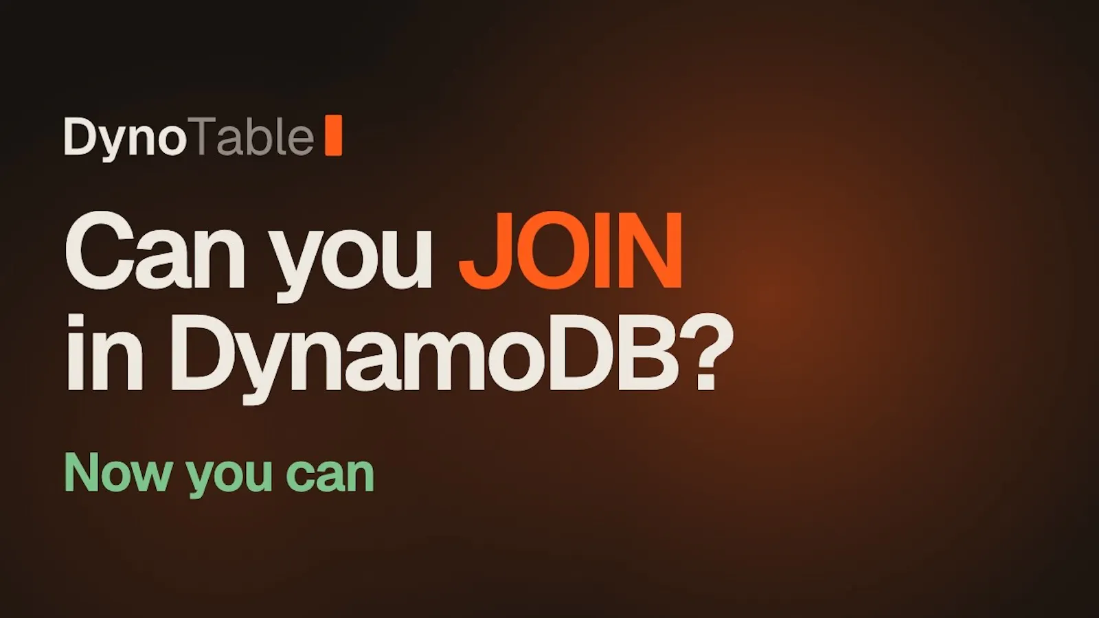 DynoTable screenshot 1 (video preview)