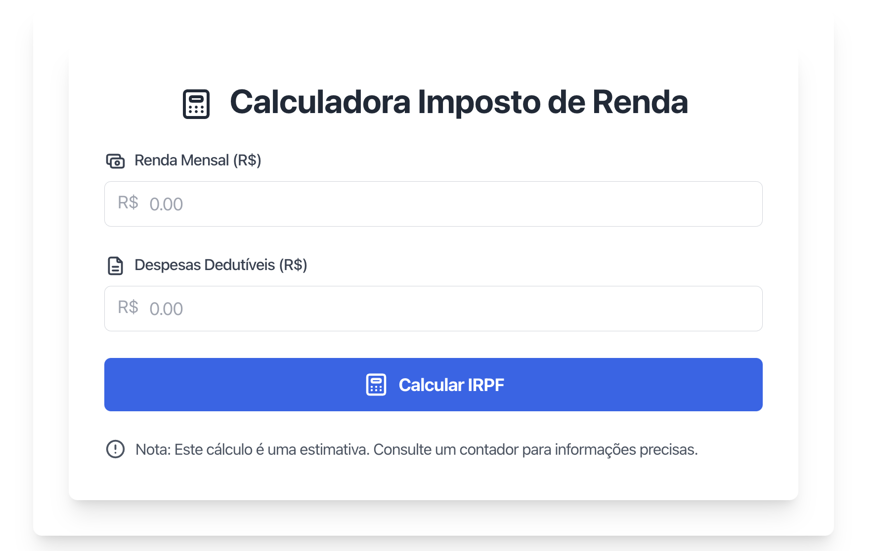 Income Tax Calculator [Brazil] gallery image