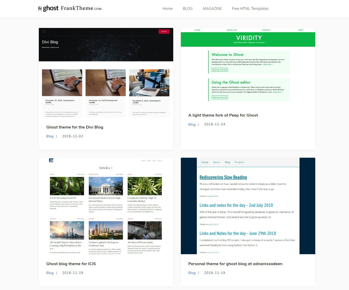 Ghost Themes gallery image