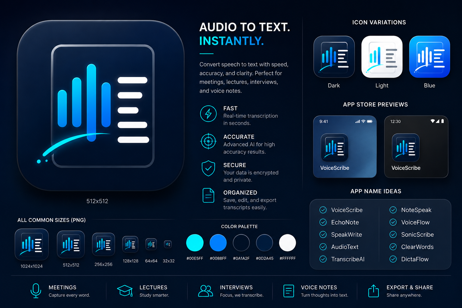 ScribeSwift- transcription,live caption  gallery image