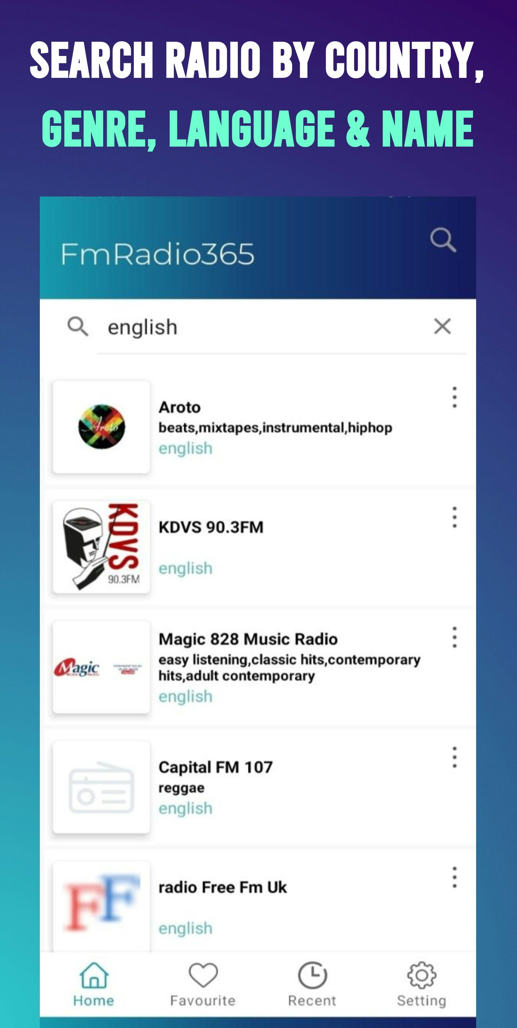 Radio : Fm Radio,Free radio & Music gallery image