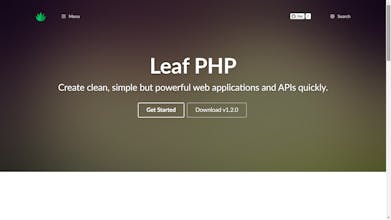 Leaf PHP gallery image