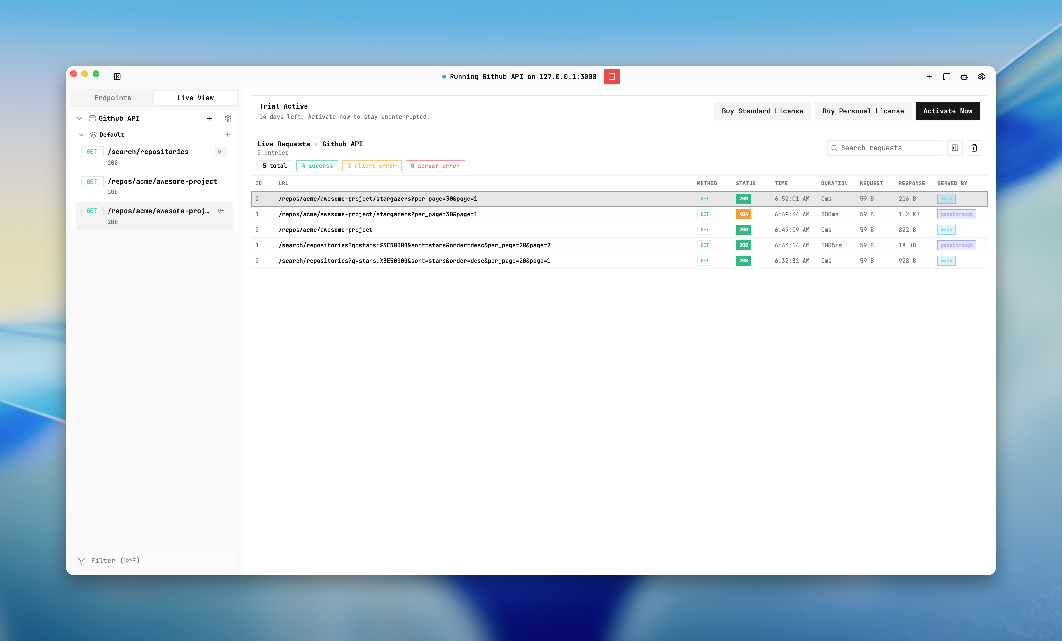Mockphine - Screenshot 2 showing product features and functionality