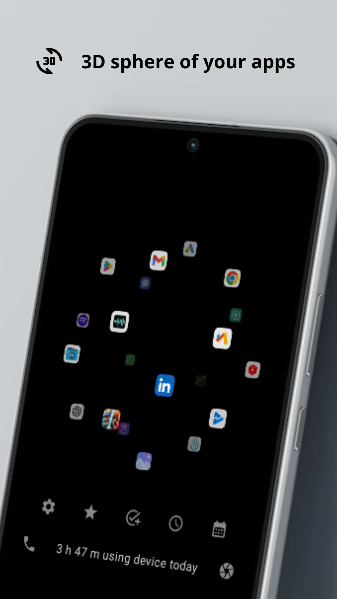 Launcher Black Minimalist gallery image