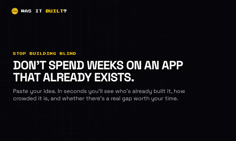 Was It Built? screenshot 2