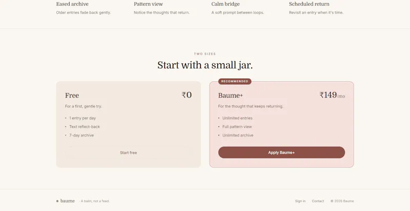 Baume screenshot 3