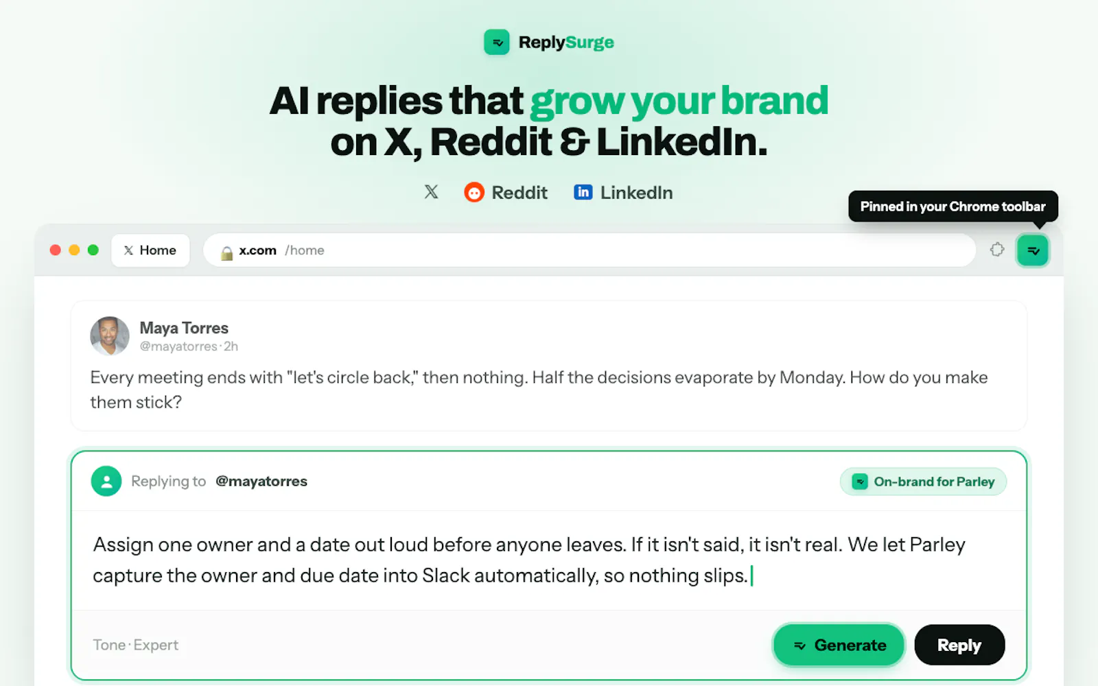 ReplySurge screenshot 2
