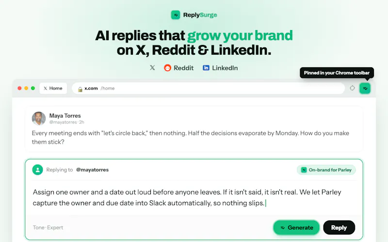 ReplySurge screenshot 2