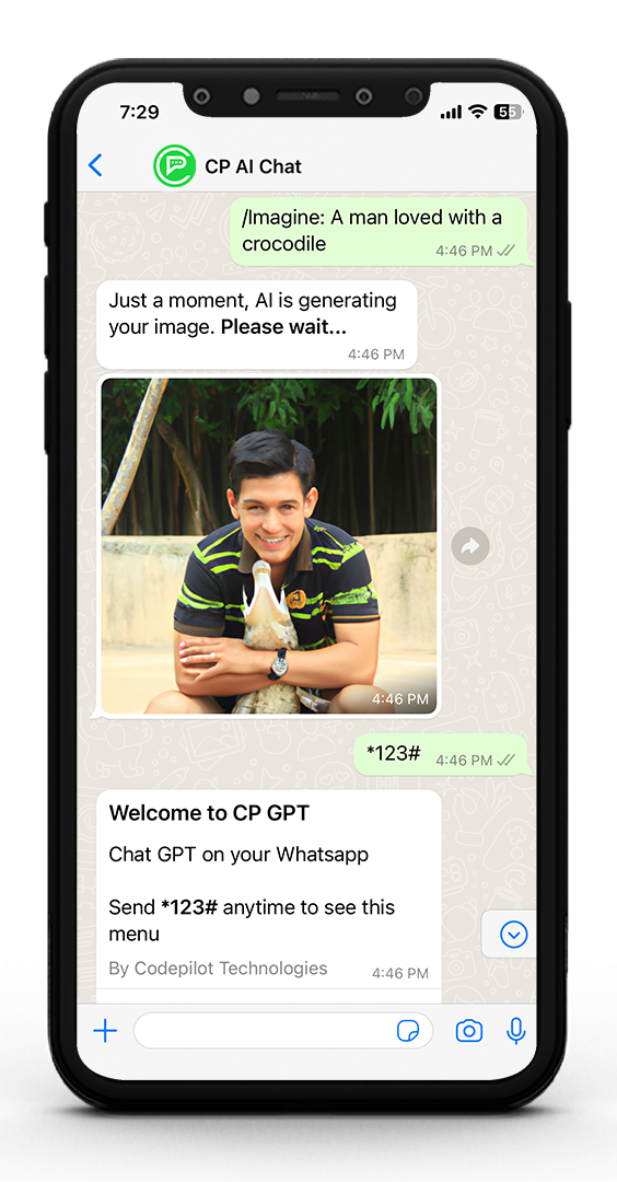 CP Chat - เครื่องมือสร้างเนื้อหาและการสร้างภาพ AI ใน whatsapp media 7