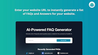 FAQ Generator for Your Website gallery image