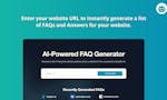 FAQ Generator for Your Website image