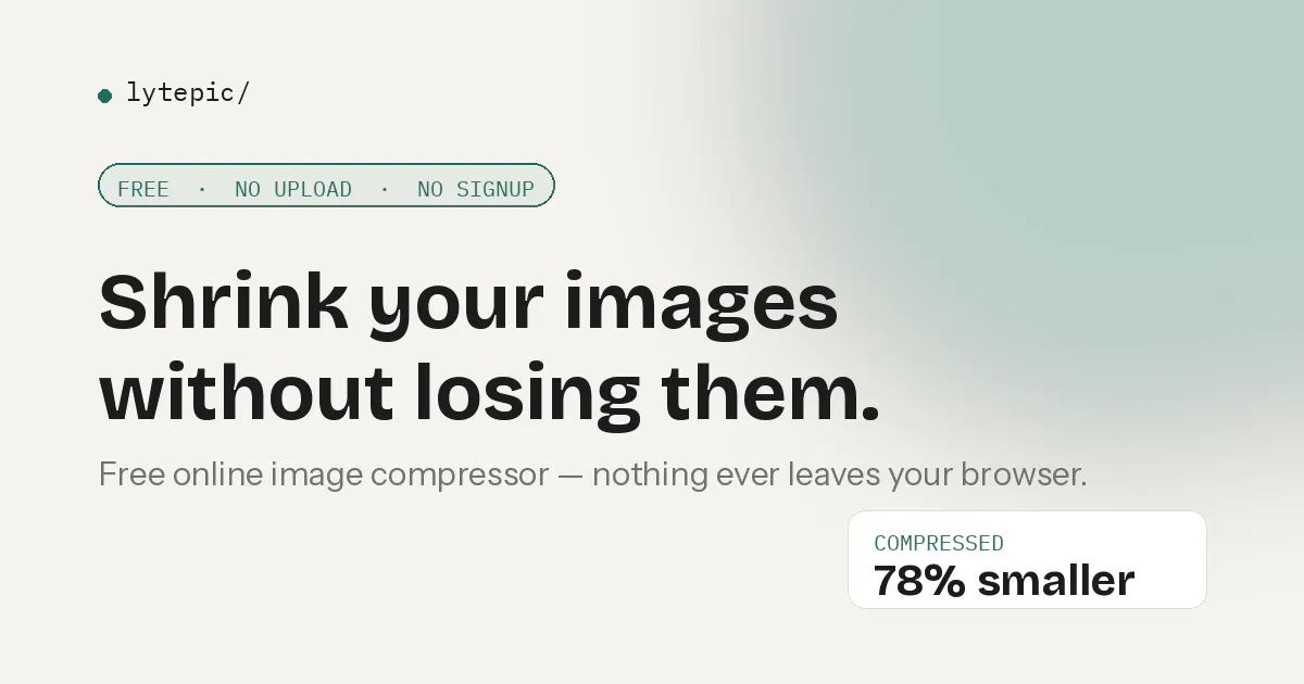 Lytepic Image Compressor gallery image