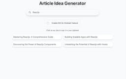 Article Idea Generator media 2