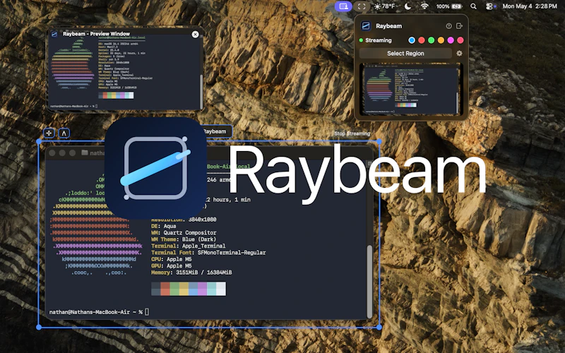 Raybeam screenshot 2