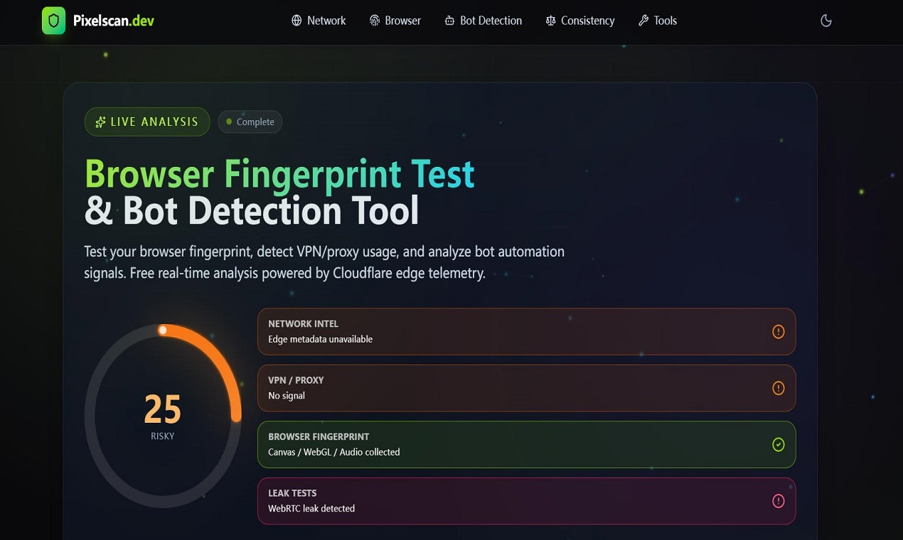 Pixelscan gallery image