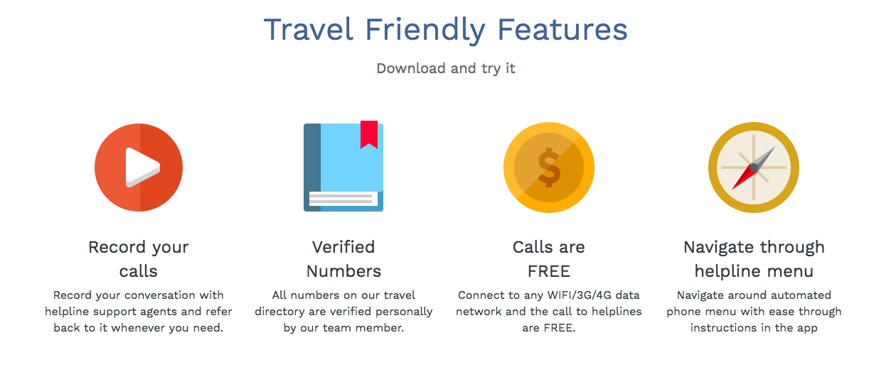 TravelVoc - Make free calls to airlines, embassy and credit card gallery image