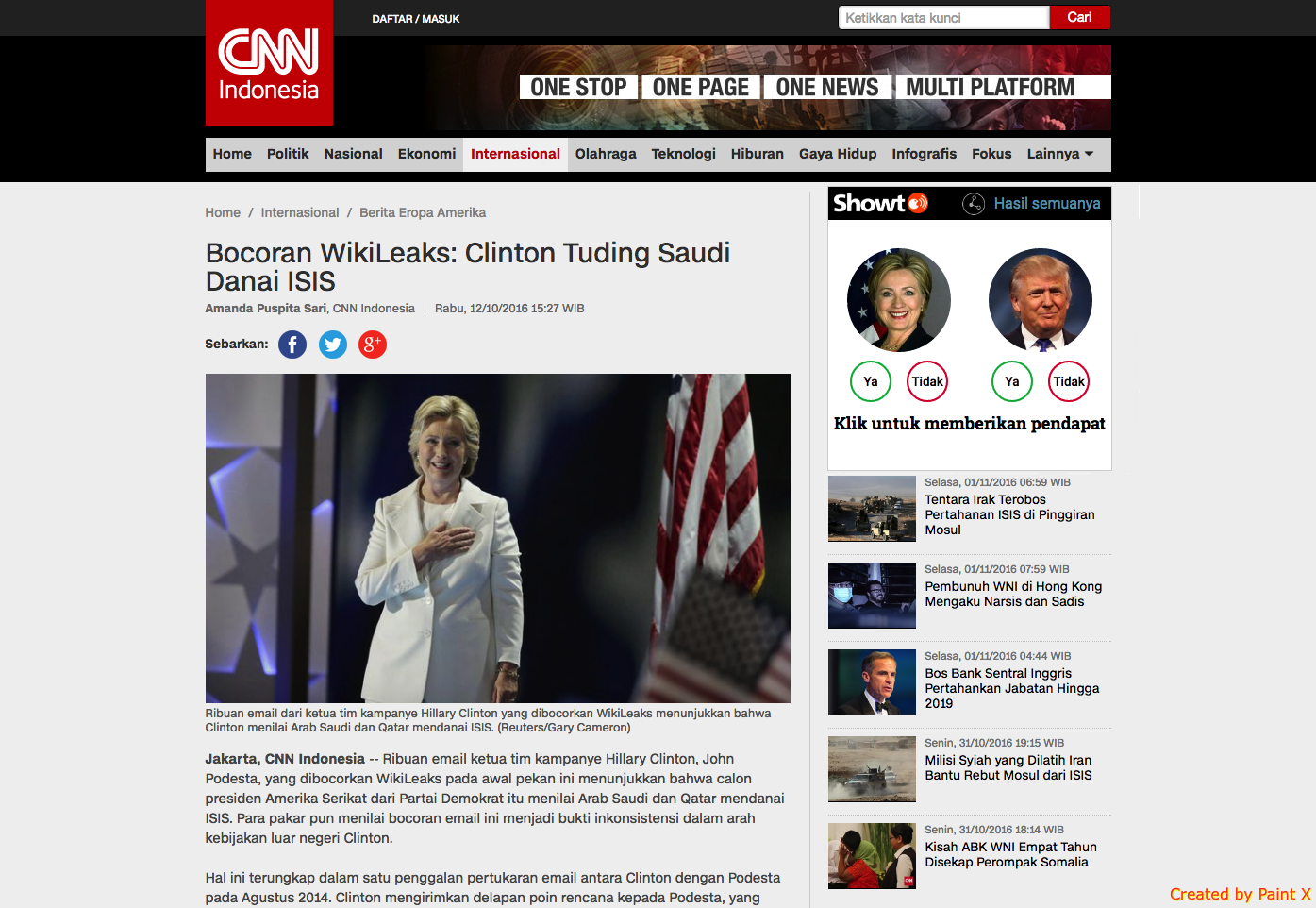 Showt US Election Global Sentiment Poll gallery image