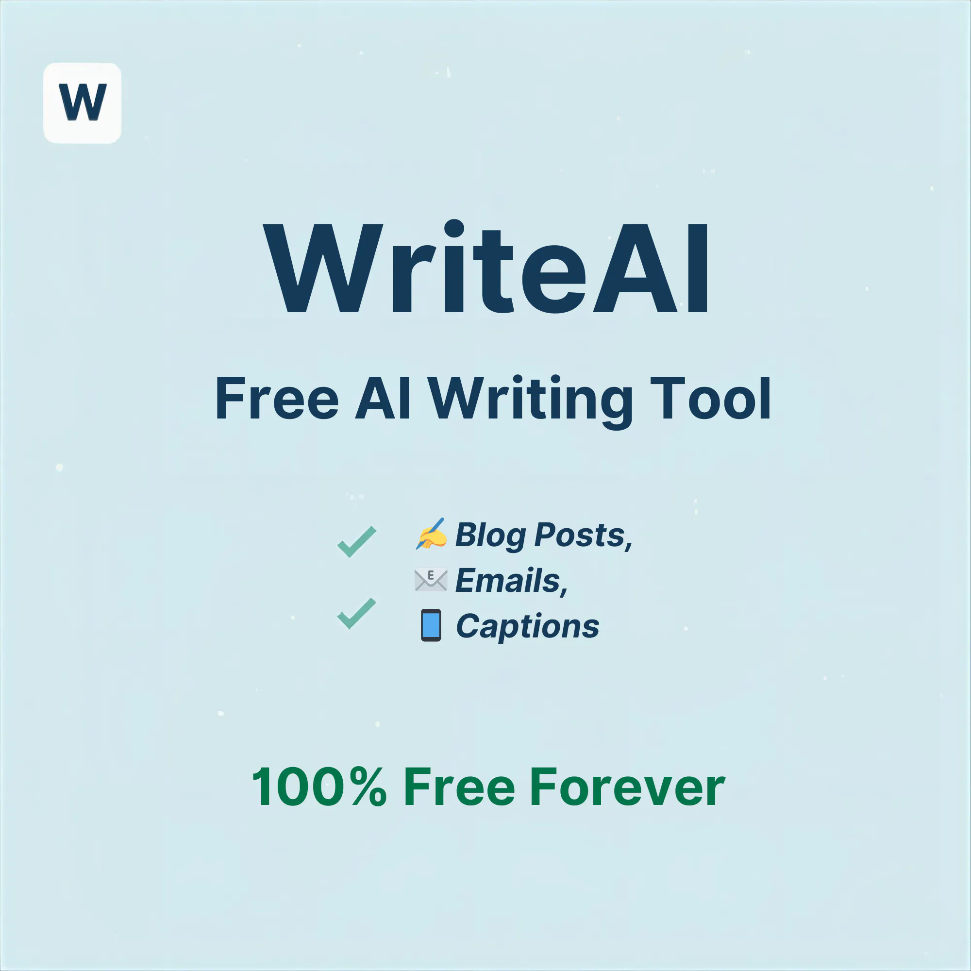 WriteAI product banner