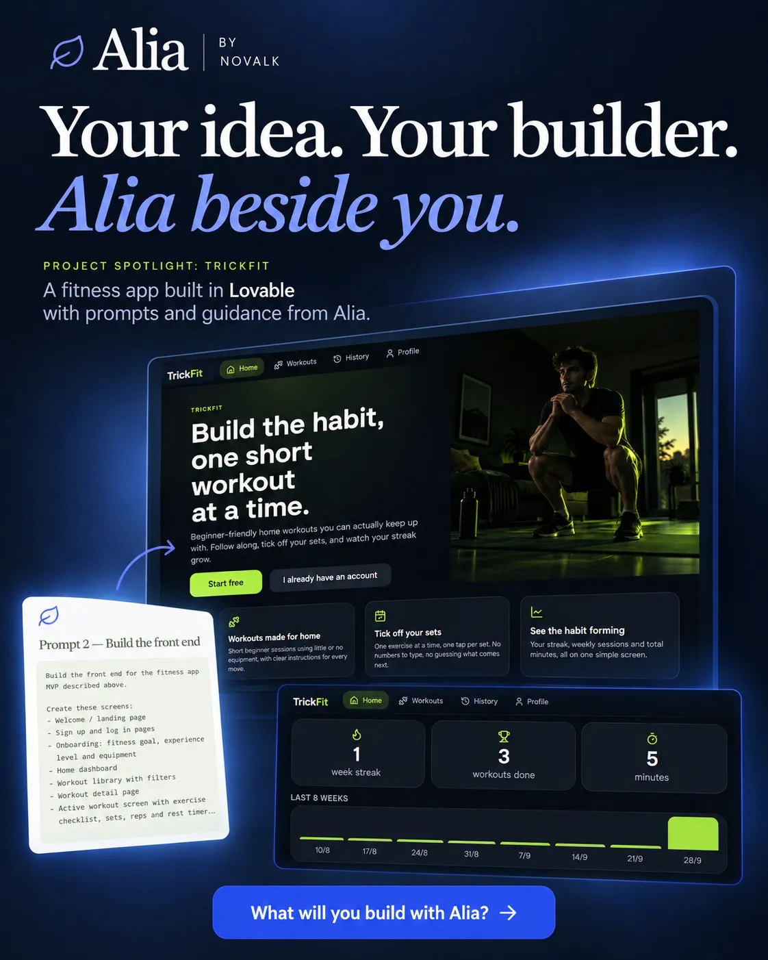 Alia, A breakthrough in Vibe Coding gallery image
