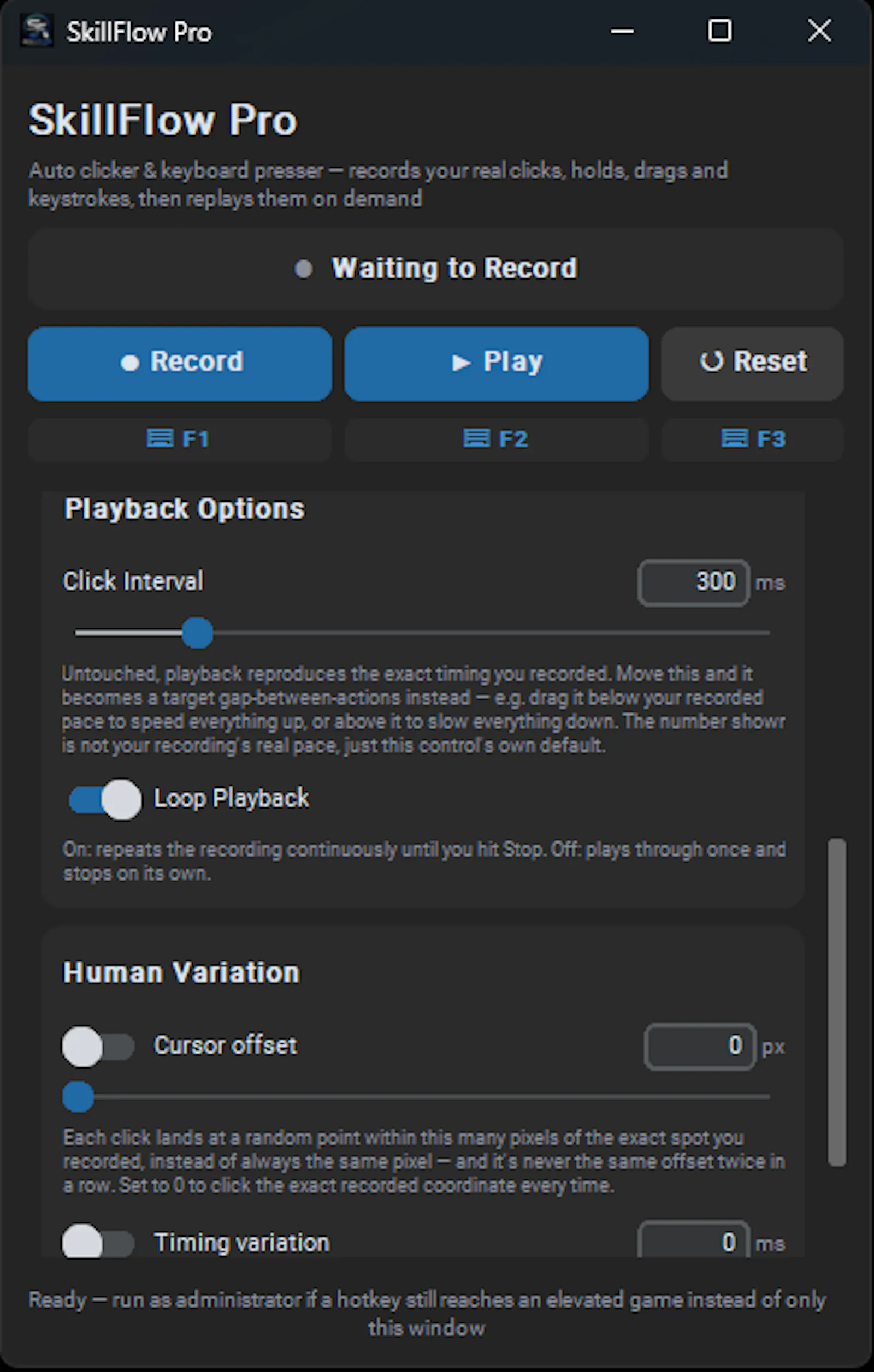 SkillFlowPro Auto Clicker/Macro Recorder screenshot 4