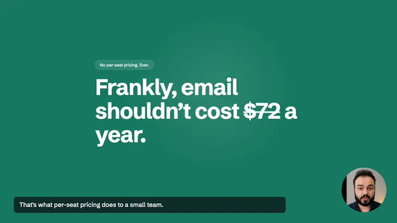 FranklyMail screenshot 1 (video preview)