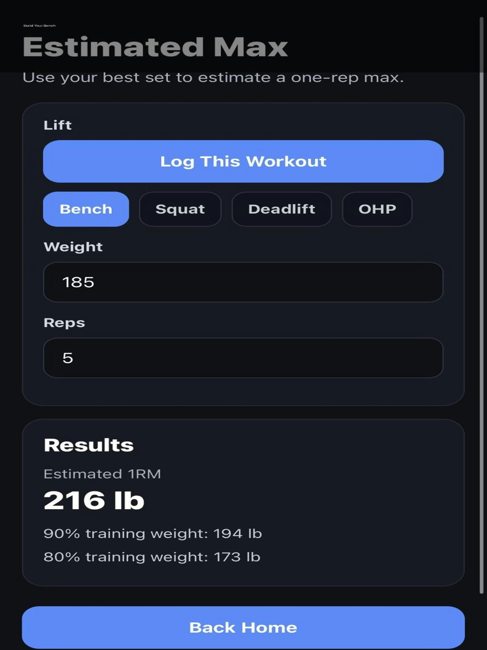 LiftCalc gallery image