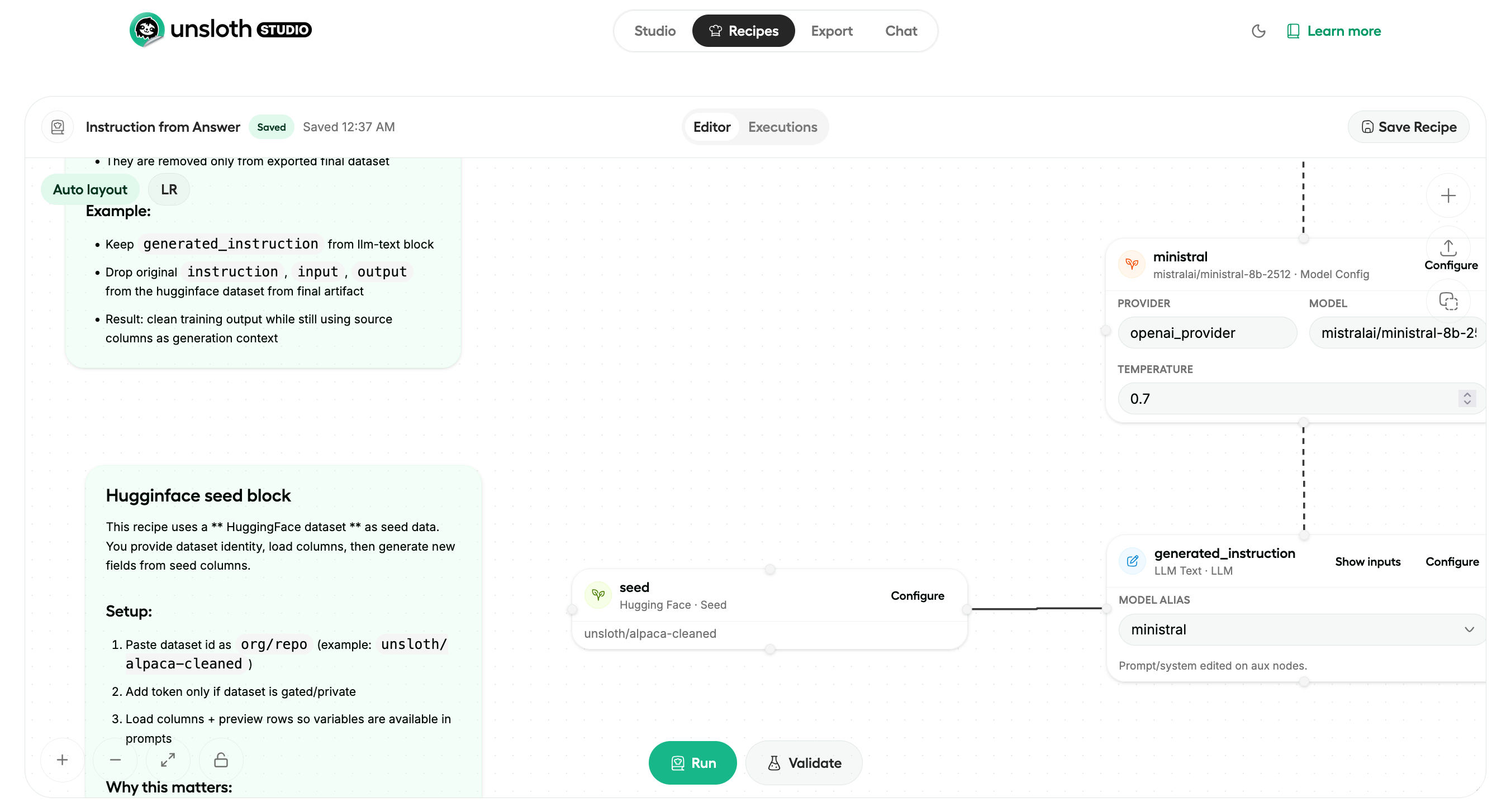 Unsloth Studio gallery image