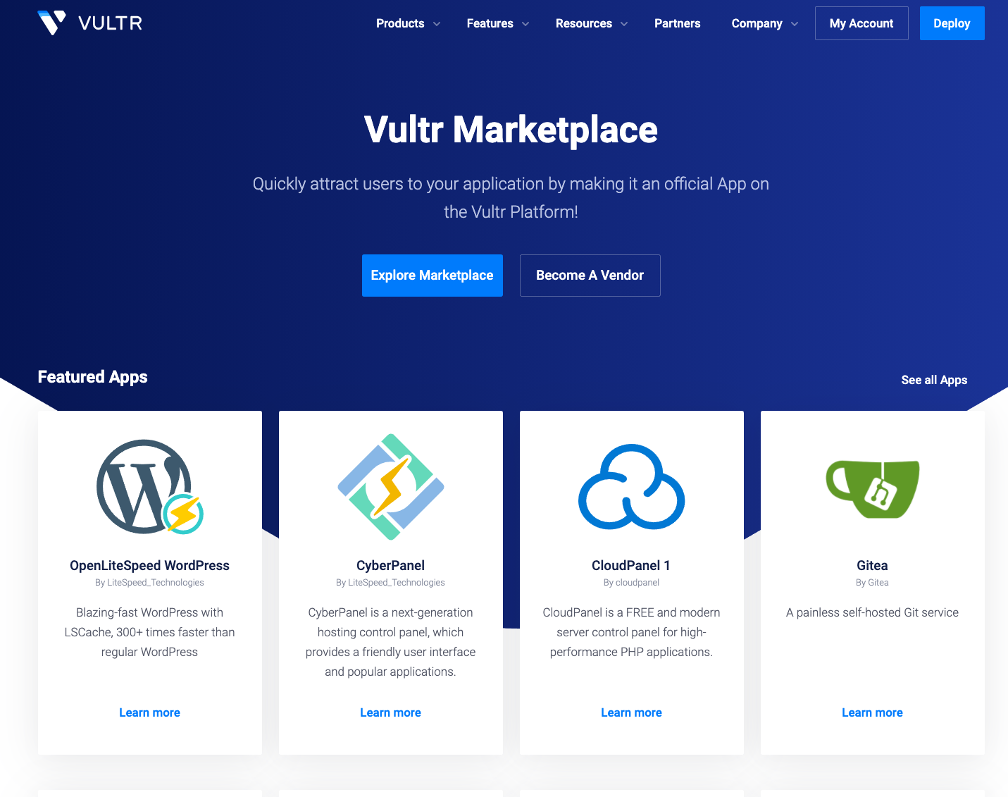 Vultr Marketplace