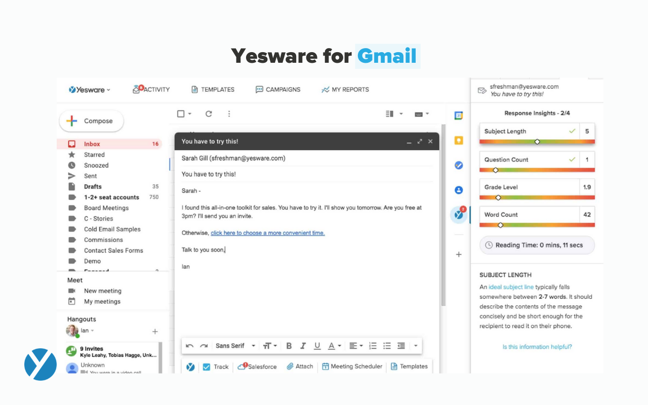 Yesware gallery image