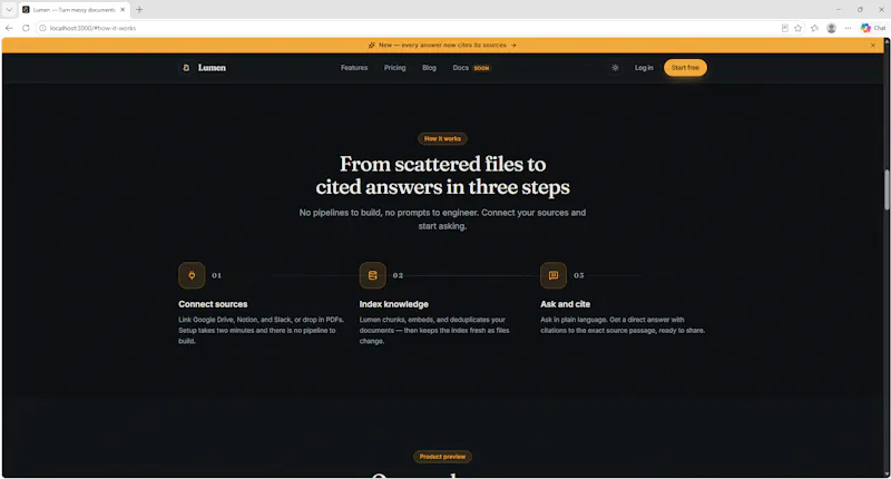 Lumen screenshot 1