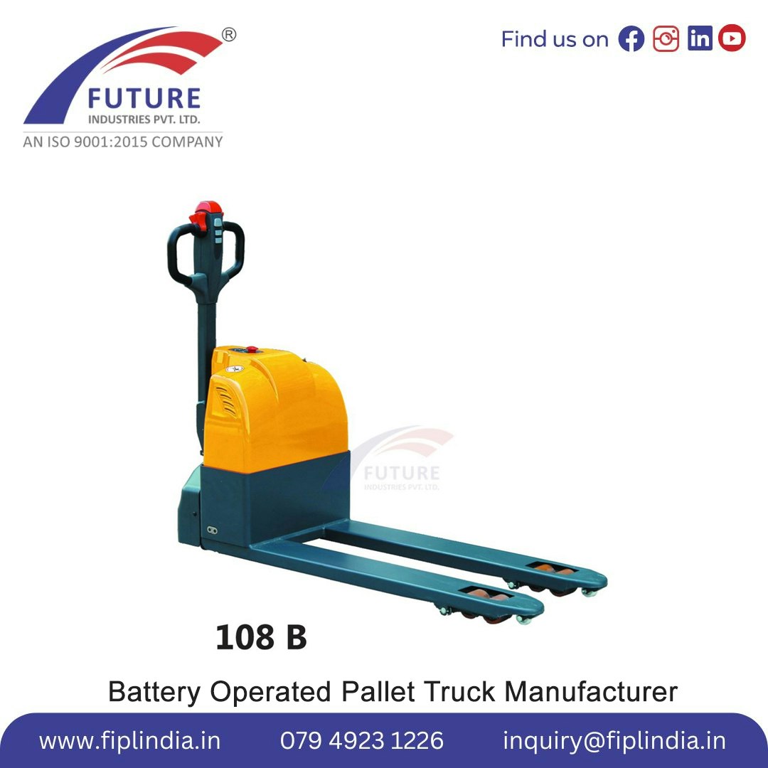 Battery Operated Pallet TruckManufacture logo