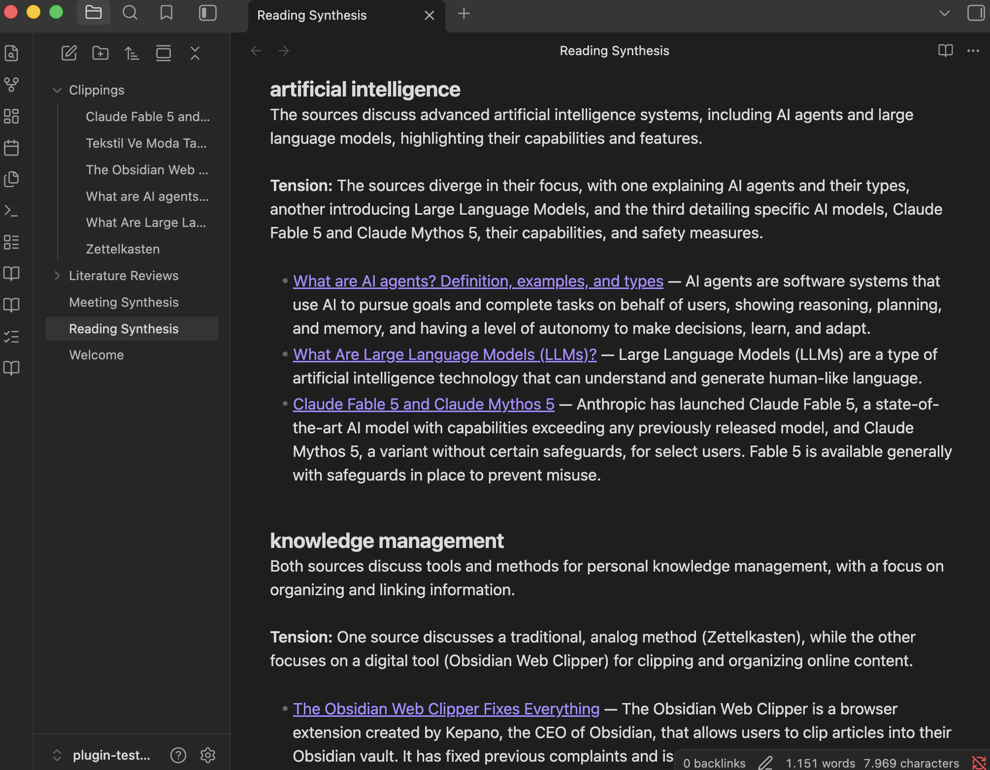 Reading Inbox Synthesizer screenshot 1