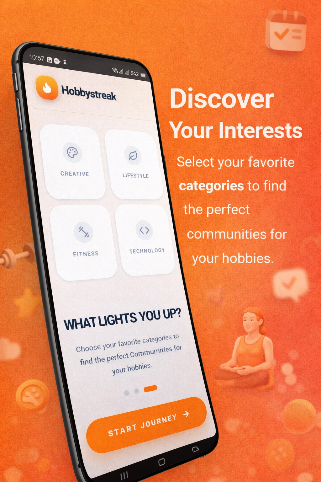 Hobbystreak - Screenshot 5 showing product features and functionality