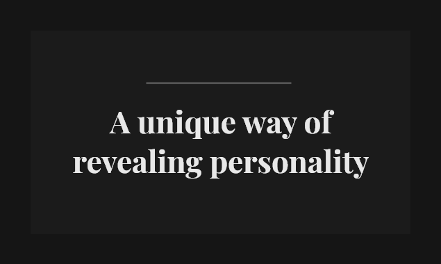 The Personality Reveal gallery image