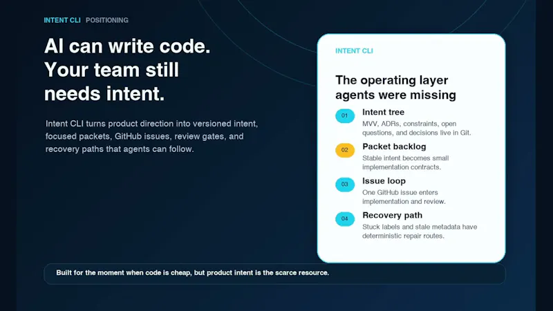 Intent CLI screenshot 1 (video preview)