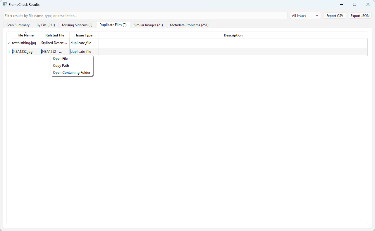 FrameCheck gallery image