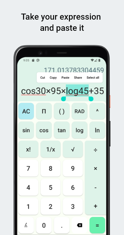 InfinityCalc - InfinityCalc - instant answers, infinite scrolling, backup. media 2