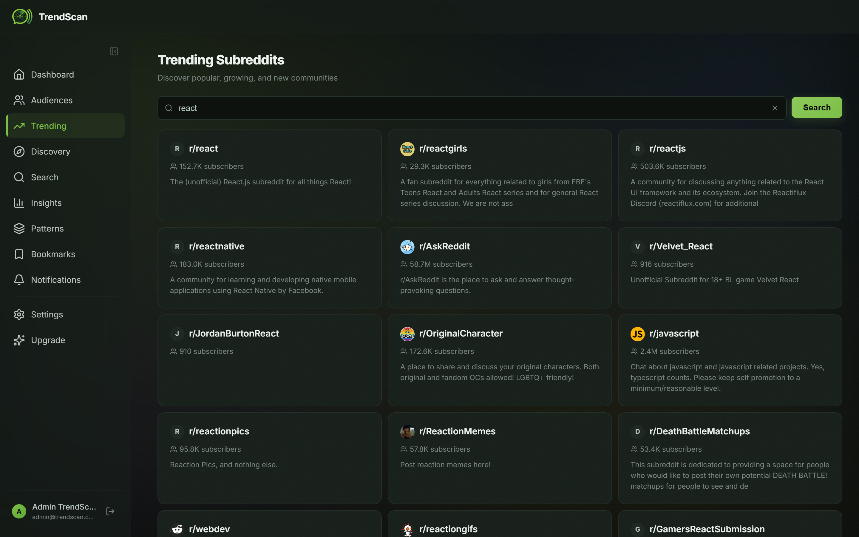 TrendScan — Find customers on Reddit gallery image