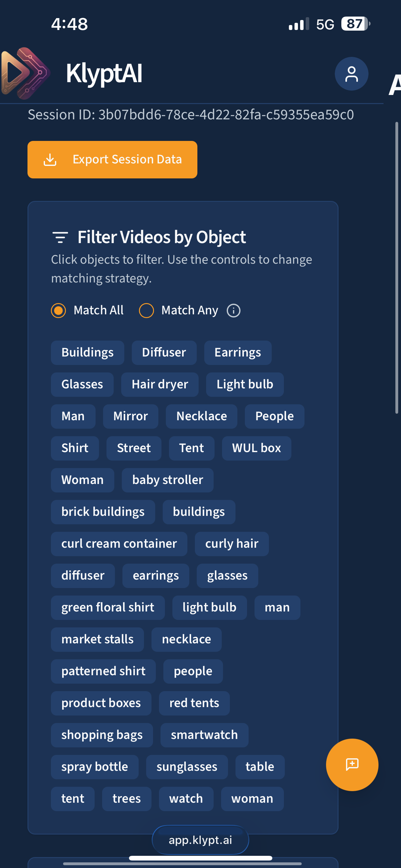 Klypt - Screenshot 4 showing product features and functionality