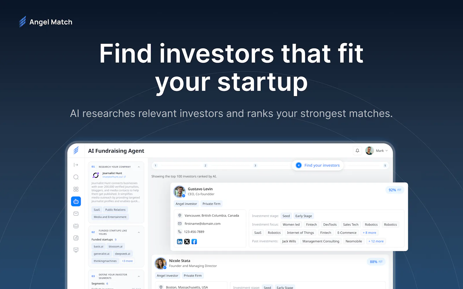 AI Fundraising Agent screenshot 2