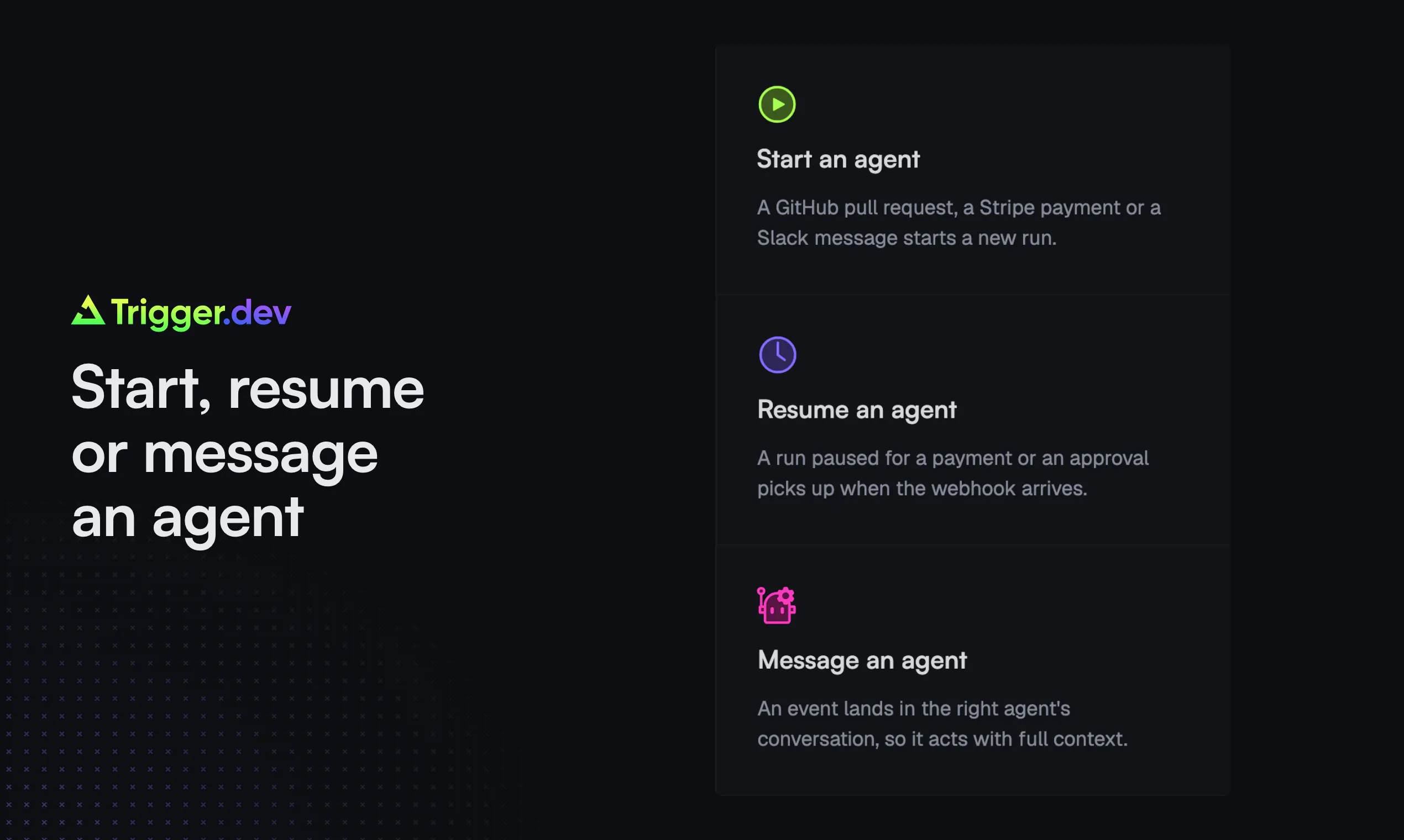 Trigger.dev: Webhooks for your AI agents gallery image