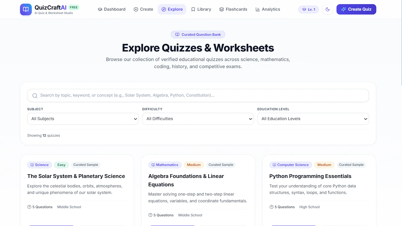 QuizCraft AI screenshot 11