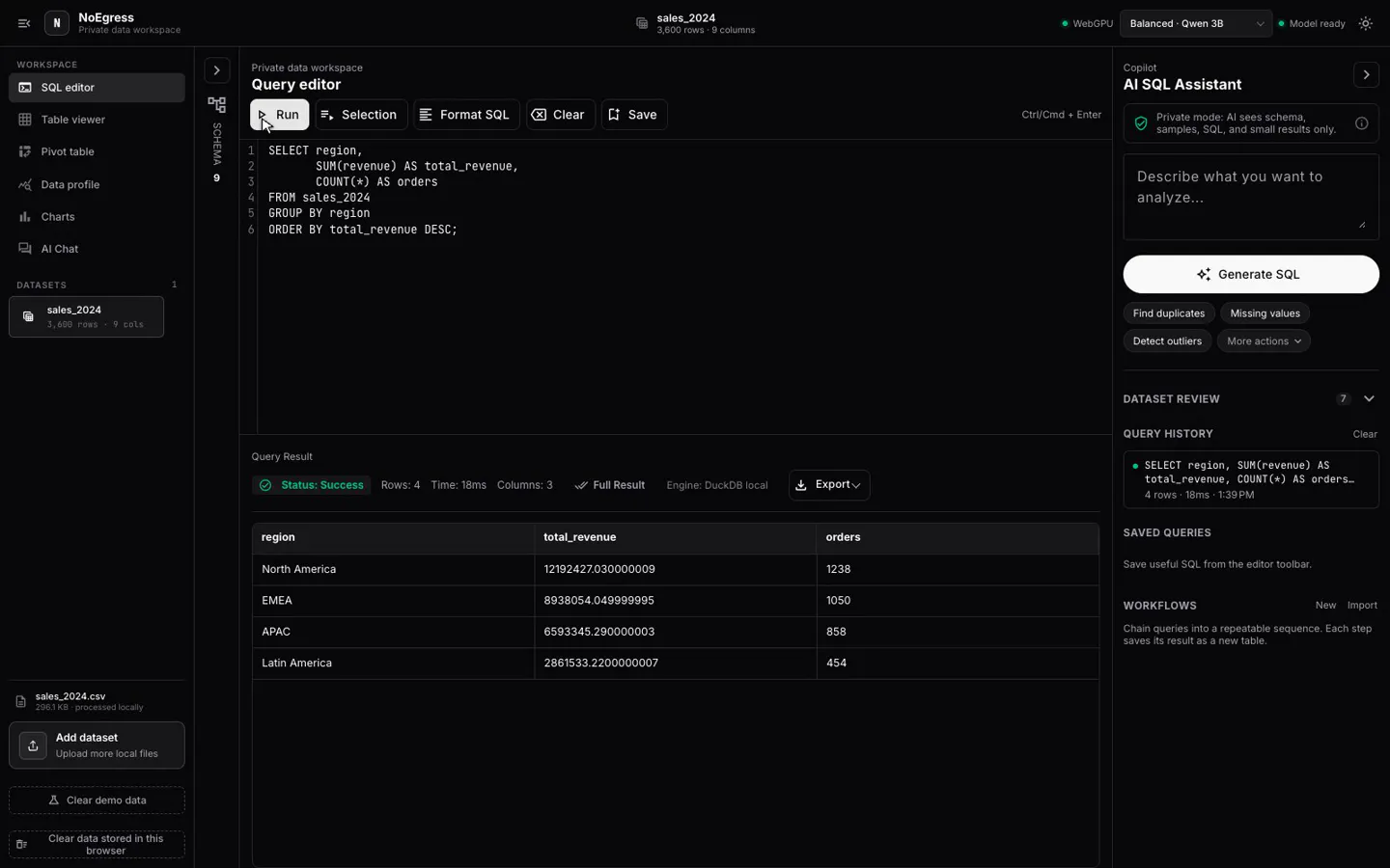 NoEgress - Private Data Workspace gallery image