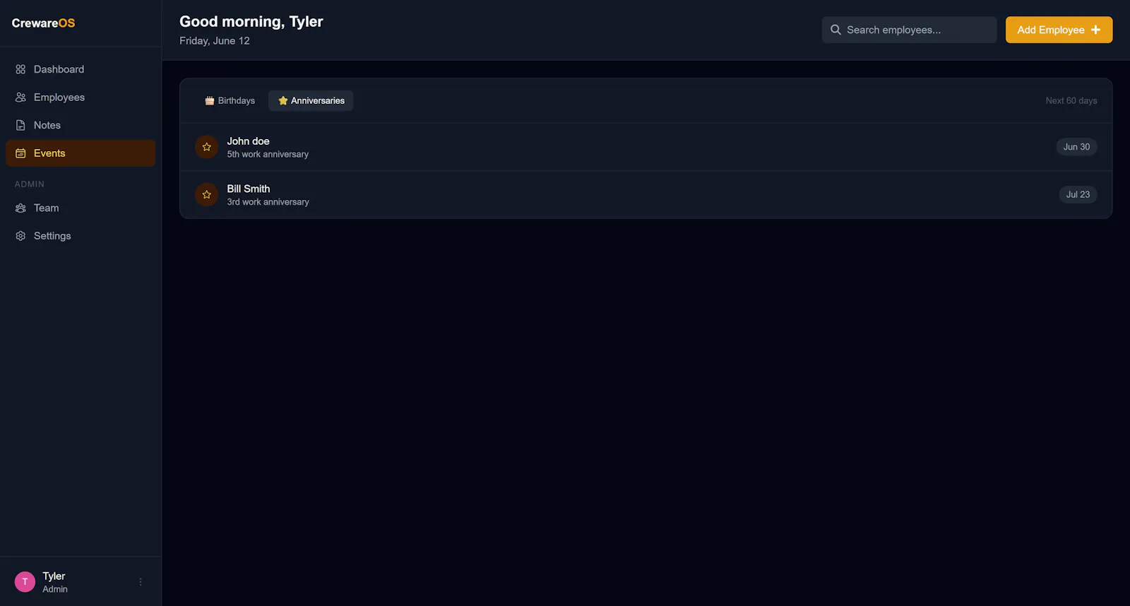 CrewareOS screenshot 6