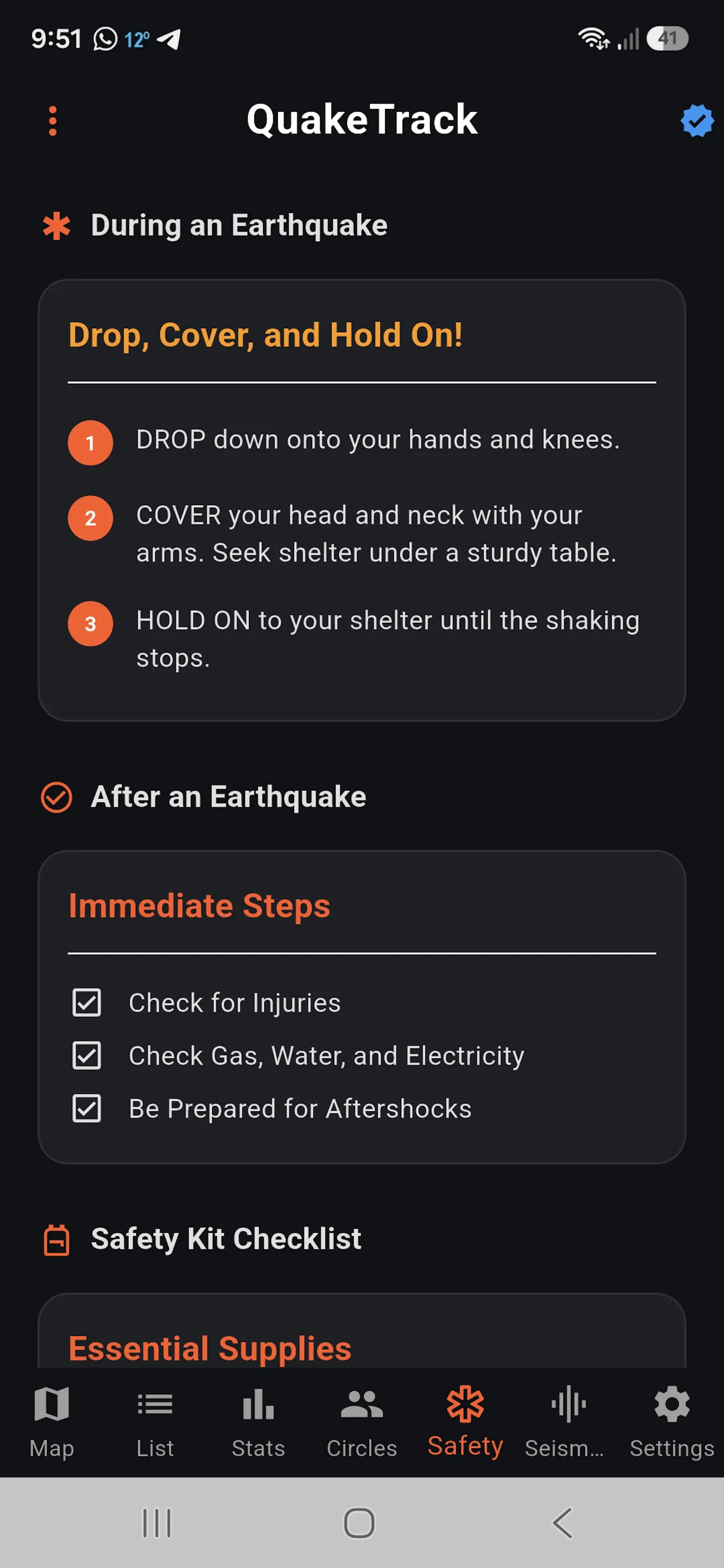Introducing QuakeTrack! screenshot 4