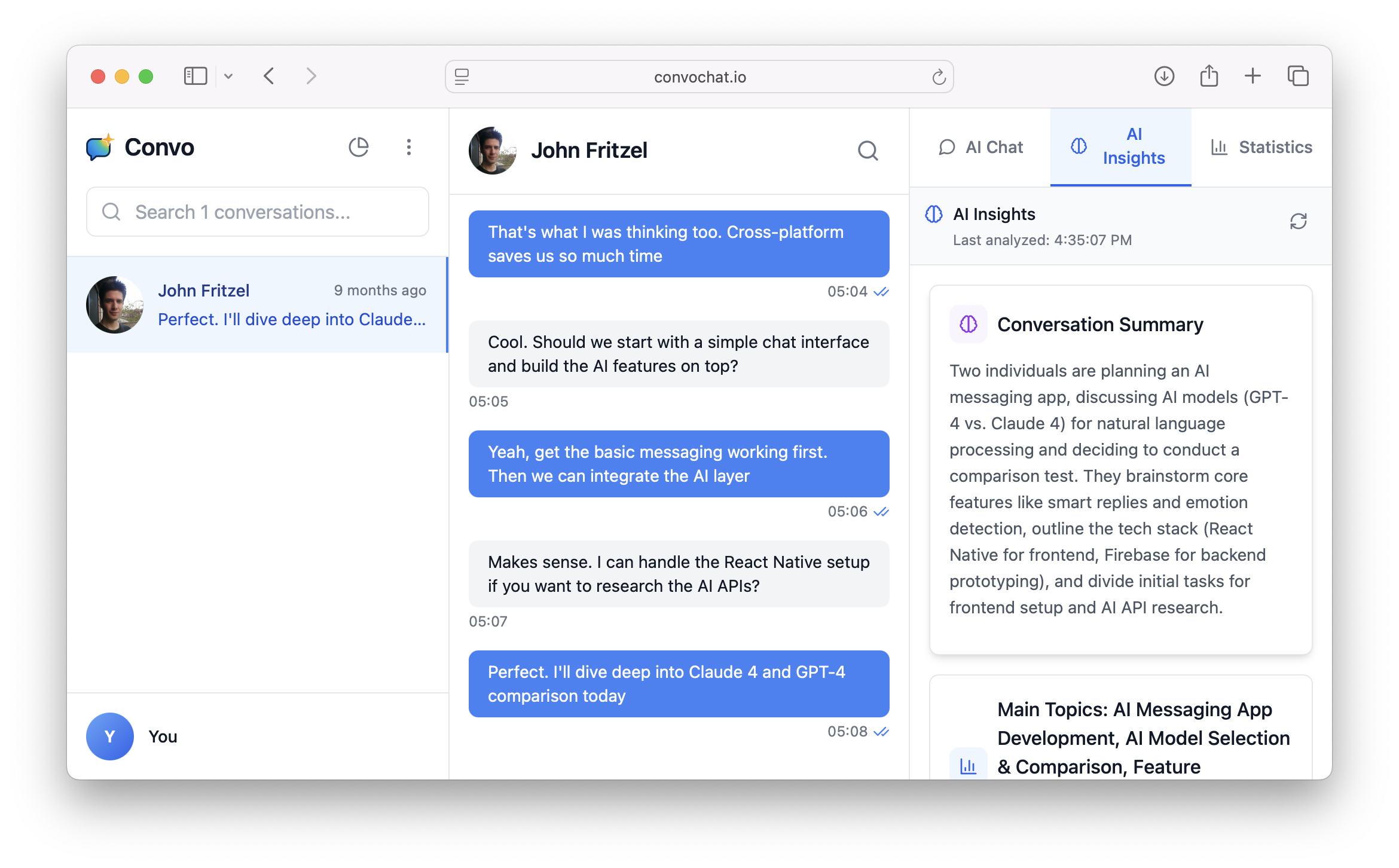 Convo - Chat Insights media 3