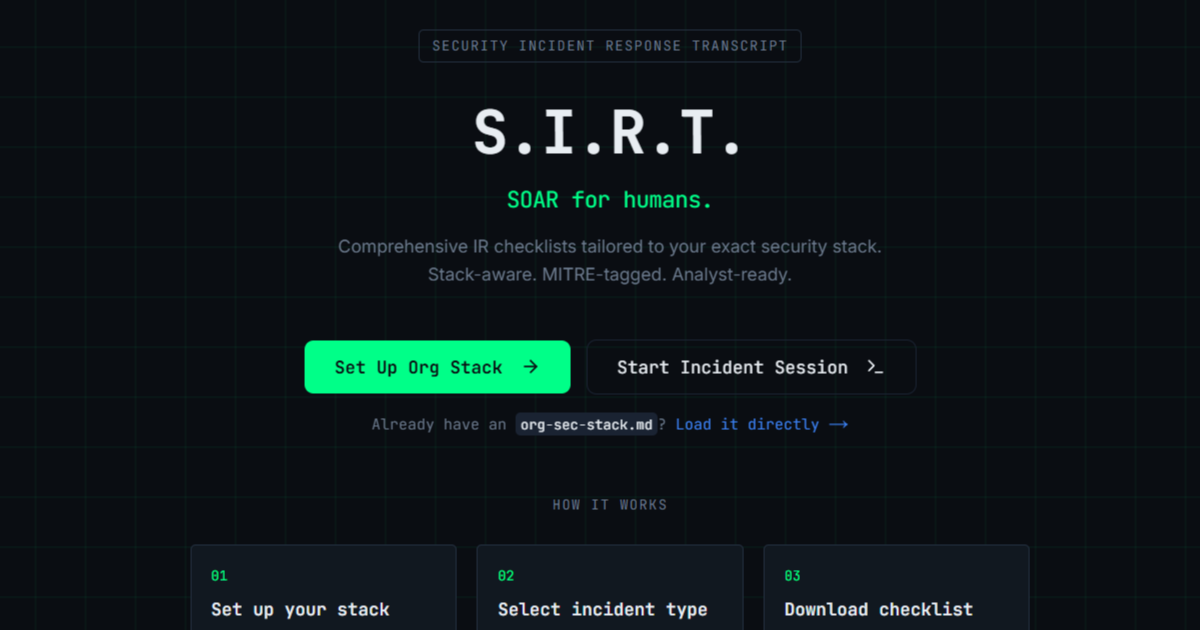 Security Incident Response Transcript gallery image