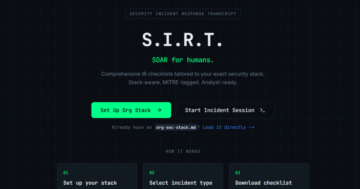 Security Incident Response Transcript screenshot 2
