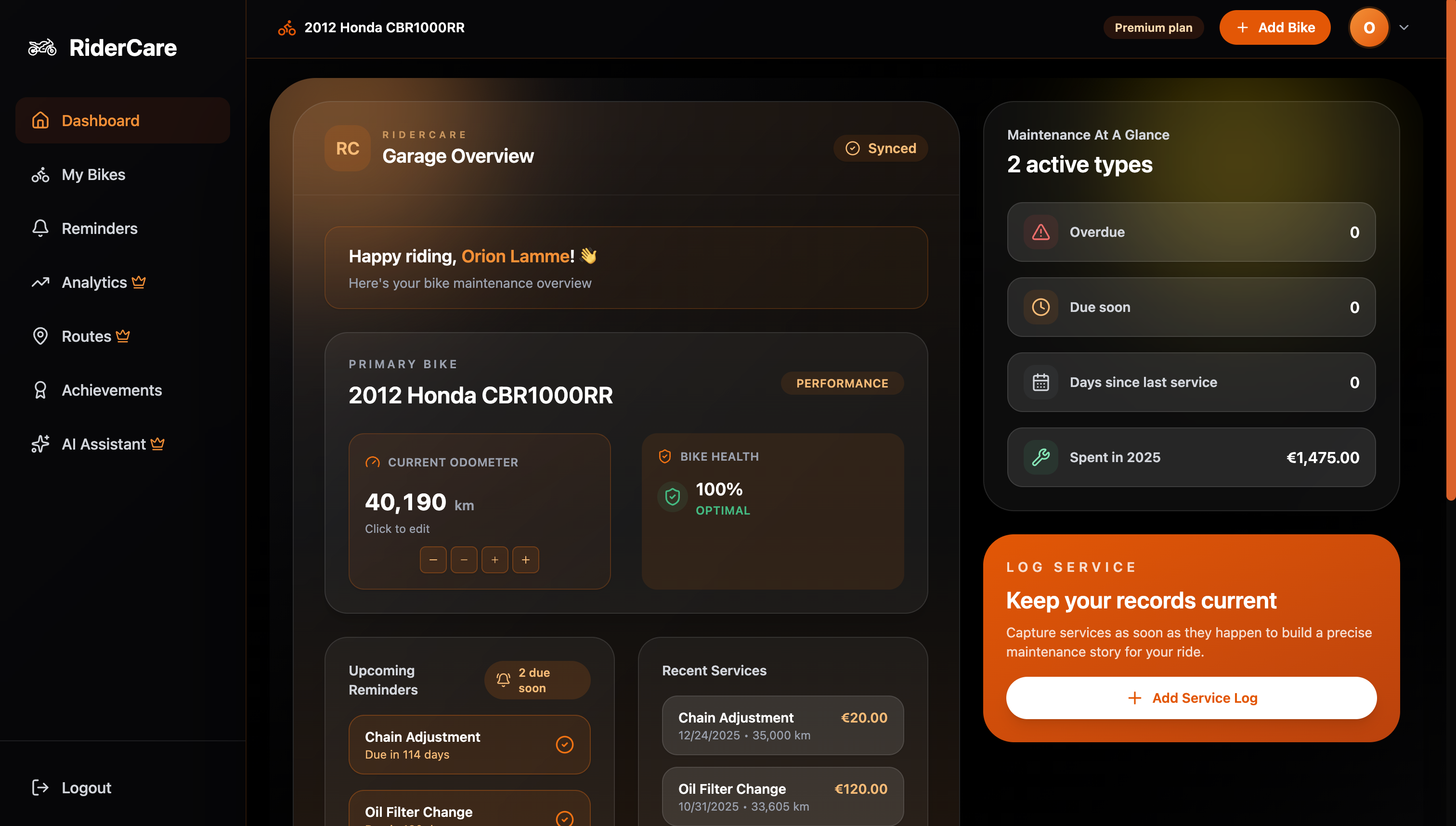 RiderCare - Screenshot 2 preview